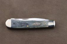 1989 B254 CASE XX TRAPPER GRAY BONE SCALES