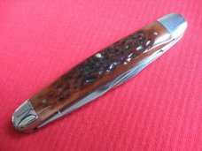 Vintage Italian Pickbone Knife GESCO Two Blade "K5 ITALY" Pick Bone - Old Stock!