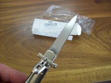 A. G. A. Campolin Dominus Lever Maltese Cross 6 Incher W/Brazilian Horn Handles  NIB