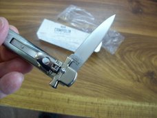 A. G. A. Campolin Dominus Lever Maltese Cross 6 Incher W/Brazilian Horn Handles  NIB