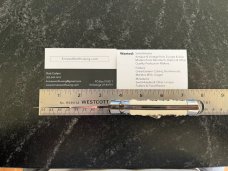 1960's Bargeon Switchblade Knife, Imitation Stag Handle, France, Unused