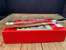 Robeson Shuredge by Queen Hawbaker Muskrat Red Carved Stag Bone 1 of 100 