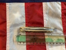 1 of 228 Bulldog Brand Tobacco Congress w/ S&D Our Best Blade Etch w/ Gnarly Stag Handles -NOS