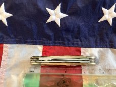 Vintage 1984 Bulldog Brand Stockman “Virginia Tobacco King” Blade Etch w/ Great Deer Stag Handles
