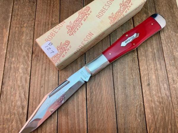 Robeson Shuredge by Queen Coke Bottle Hunter Demonstrator Smooth Stawberry Red Bone 1 of 100 2002 Robeson Shuredge by Queen Coke Bottle Hunter Demonstrator Smooth Stawberry Red Bone 1 of 100 2002