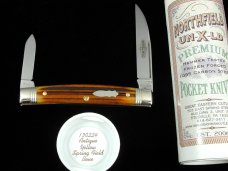 Great Eastern Cutlery Antique Yellow Spring Field Bone Congress Clerk Knife 130224 Wharncliffe