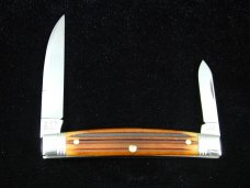 Great Eastern Cutlery Antique Yellow Spring Field Bone Congress Clerk Knife 130224 Wharncliffe