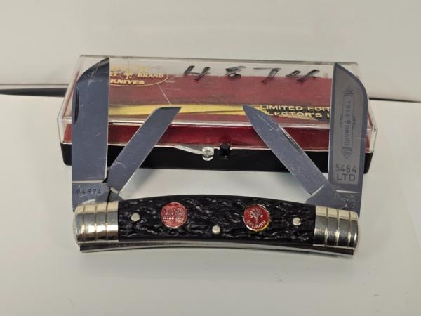 Vintage 1973 Boker Knife 5464 LTD 4 Blade Congress Limited Collectible with Original Display Case