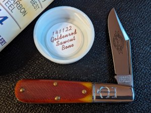 GEC 14 TC Goldenrod Sawcut Bone