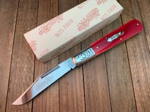 Robeson ShurEdge by Queen Demonstrator RCC Barlow Strawberry Red Smooth Bone 2003