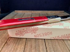 Robeson ShurEdge by Queen Demonstrator RCC Barlow Strawberry Red Smooth Bone 2003