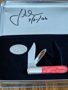 Case XX USA 62009 1/2 SS Smooth Old Red Bone Barlow Knife 1/ 300