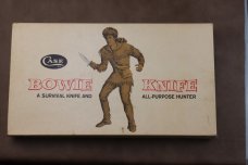 CASE XX BOWIE WITH ORIGINAL BOX SHEATH SYNTHETIC HANDLE