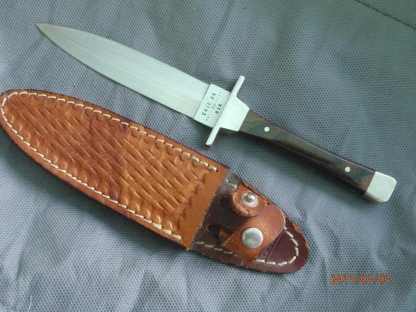 CASE XX USA 10 dot 1980 Boot Knife P62-4 1/2" SS