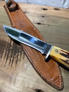Case 9-1/8" 1940-1965 Stag hunting knife  