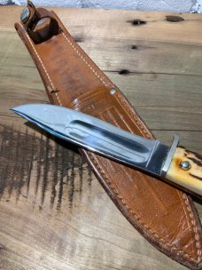 Case 9-1/8" 1940-1965 Stag hunting knife  