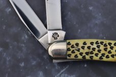 2010 CASE XX 6318SS APPALOSA BONE DEER SCRIBE WITH CROSSHAIRS  SHIELD