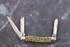 2010 CASE XX 6318SS APPALOSA BONE DEER SCRIBE WITH CROSSHAIRS  SHIELD
