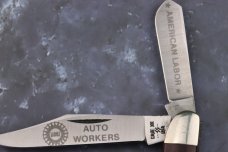 1987 CASE XX 63087SS UAW SCRIBED GLAZED CASE BLADES DELRIN
