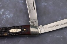 1987 CASE XX 63087SS UAW SCRIBED GLAZED CASE BLADES DELRIN
