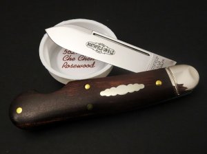 Great Eastern Cutlery Northfield UN-X-LD #56 Easy Open Dogleg Jack Che Chen Rosewood GEC 562123EO