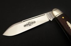 Great Eastern Cutlery Northfield UN-X-LD #56 Easy Open Dogleg Jack Che Chen Rosewood GEC 562123EO