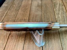 Union Cut Co for Ka-Bar Elephant Toe Brown Jigged Bone 1986