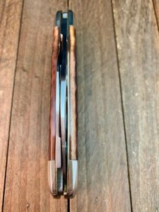 Union Cut Co for Ka-Bar Elephant Toe Brown Jigged Bone 1986