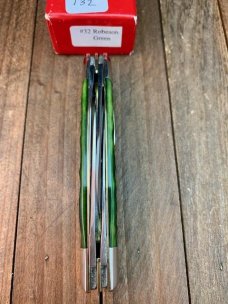 Robeson Mastercraft by Queen Congress Green Jigged Bone 1 of 200