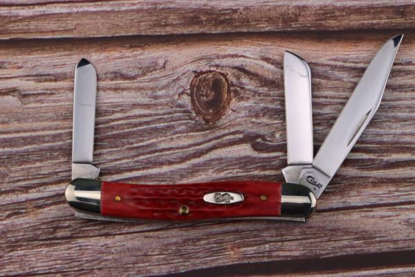 2019 CASE XX 6318SS DARK RED LIGHTLY JIGGED BONE 2019 CASE XX 6318SS DARK RED LIGHTLY JIGGED BONE