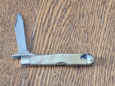 Case XX Classic 1996 Cheetah Genuine Sheep Horn Prototype Knife with Recall Tin