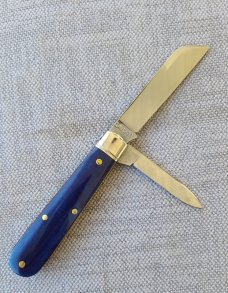 GEC 143223 Navy Blue Smooth Bone Jack....Northfield..Sheepsfoot and pen...Great saturation...NIT 