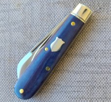 GEC 143223 Navy Blue Smooth Bone Jack....Northfield..Sheepsfoot and pen...Great saturation...NIT 