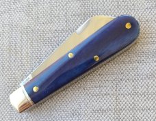 GEC 143223 Navy Blue Smooth Bone Jack....Northfield..Sheepsfoot and pen...Great saturation...NIT 