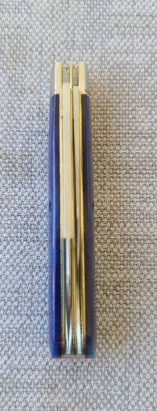GEC 143223 Navy Blue Smooth Bone Jack....Northfield..Sheepsfoot and pen...Great saturation...NIT 