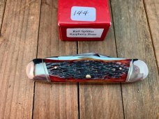 Robeson Shuredge by Queen Rail Splitter Raspberry Jigged Bone 1 of 200 