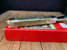 Robeson Shuredge by Queen Rail Splitter Antique Green Bone 1 of 200 