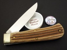 Great Eastern Cutlery #23L Liner Lock Micarta Pioneer Trapper GEC 235120L