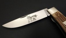 Great Eastern Cutlery #23L Liner Lock Micarta Pioneer Trapper GEC 235120L