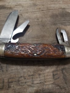 Old Remington Collection! Two RS3333 Official Boy Scout Knives - RH4 Hunting and Skinning Knife 