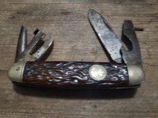 Old Remington Collection! Two RS3333 Official Boy Scout Knives - RH4 Hunting and Skinning Knife 
