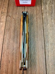 Robeson Mastercraft by Queen Cattleman’s Stockman Amber Jigged Bone 1 of 200