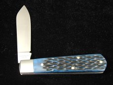 Beaver Falls Cutlery 2023 Blue Jigged Bone Jack Knife from Cooper Cutlery USA BJB
