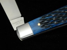 Beaver Falls Cutlery 2023 Blue Jigged Bone Jack Knife from Cooper Cutlery USA BJB