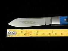 Beaver Falls Cutlery 2023 Blue Jigged Bone Jack Knife from Cooper Cutlery USA BJB