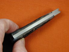 Beaver Falls Cutlery 2023 Black Reverse Worm Grooved Bone Jack Knife from Cooper Cutlery USA RWG