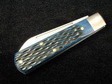 Dollar Knife Co. 2023 Blue Jigged Bone Jack from Cooper Cutlery USA BJB NS