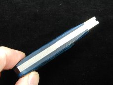 Dollar Knife Co. 2023 Blue Jigged Bone Jack from Cooper Cutlery USA BJB NS