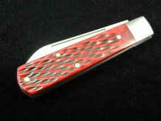 Dollar Knife Co. 2023 Red Jigged Bone Jack from Cooper Cutlery USA RJB NS