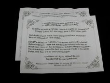 Schatt & Morgan 2023 Sawcut Worm Hole Chestnut Wood Cotton Sampler Knife Rare 01CNSC USA Made